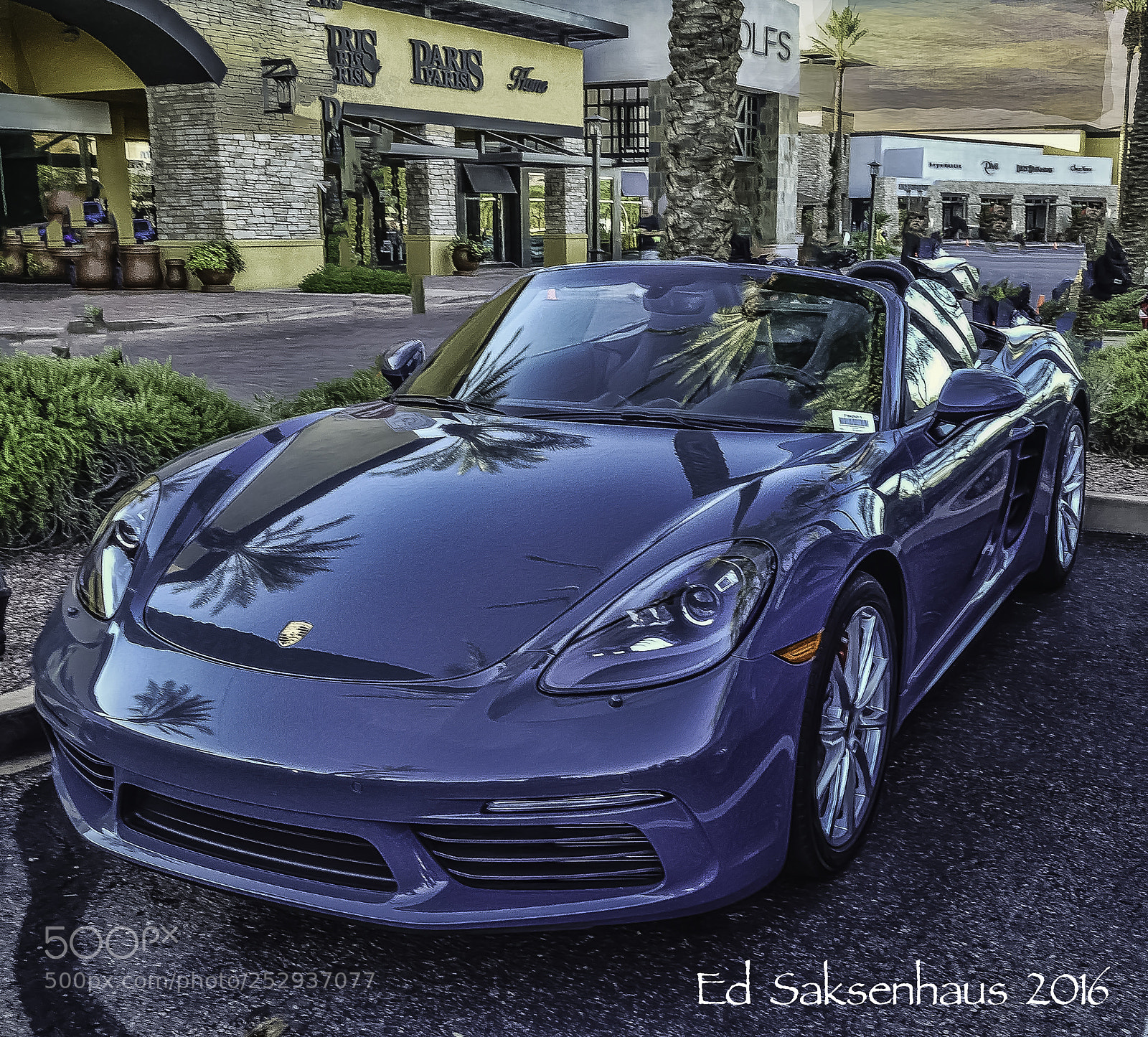 Panasonic Lumix DMC-FZ1000 sample photo. Blue porsche photography