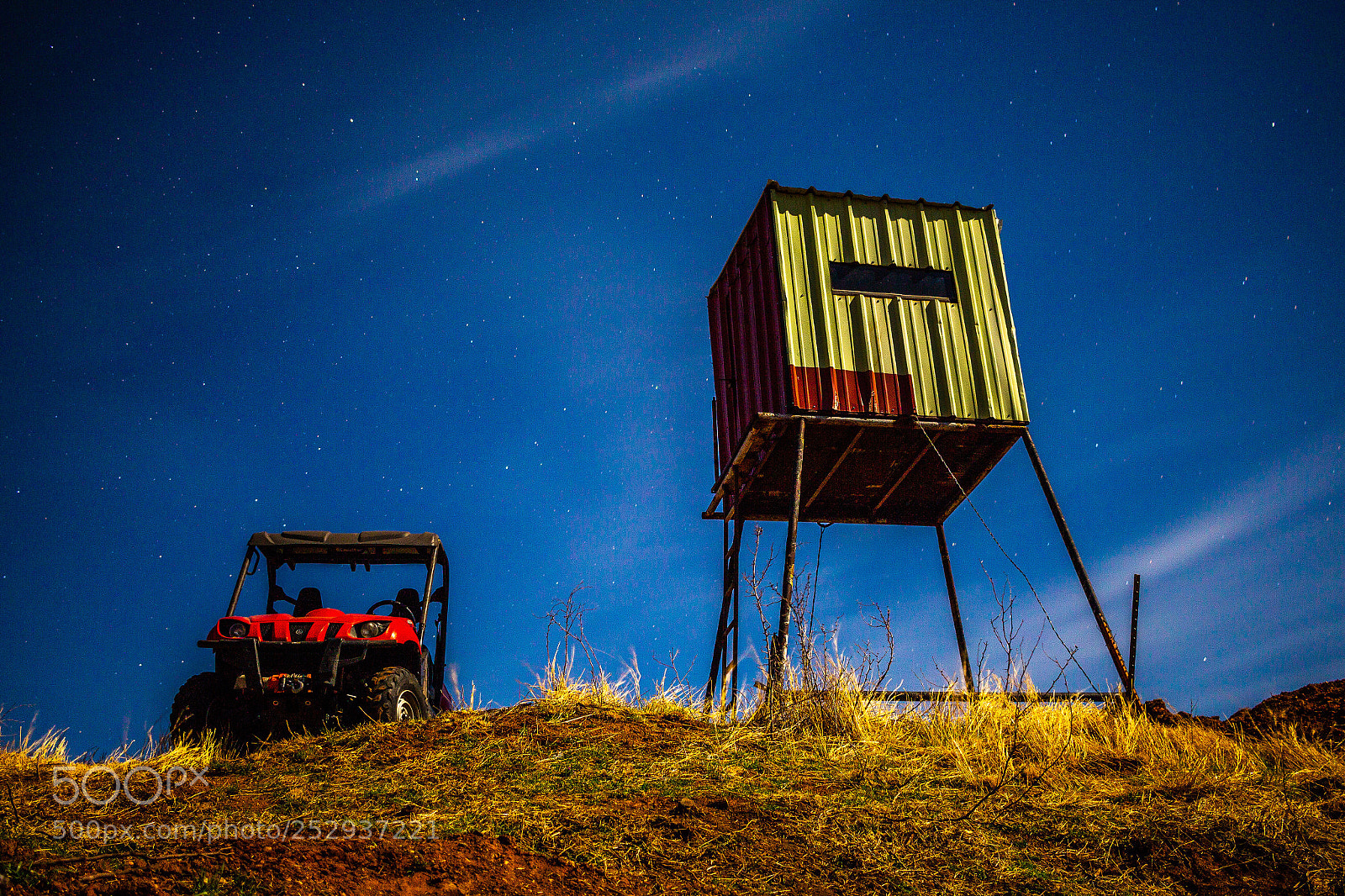 Canon EOS 700D (EOS Rebel T5i / EOS Kiss X7i) sample photo. Deer stand at night photography