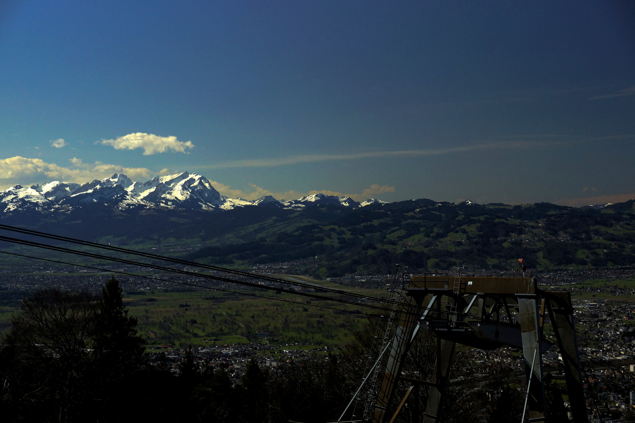 Sony SLT-A77 sample photo. View of the säntis on a spring day photography
