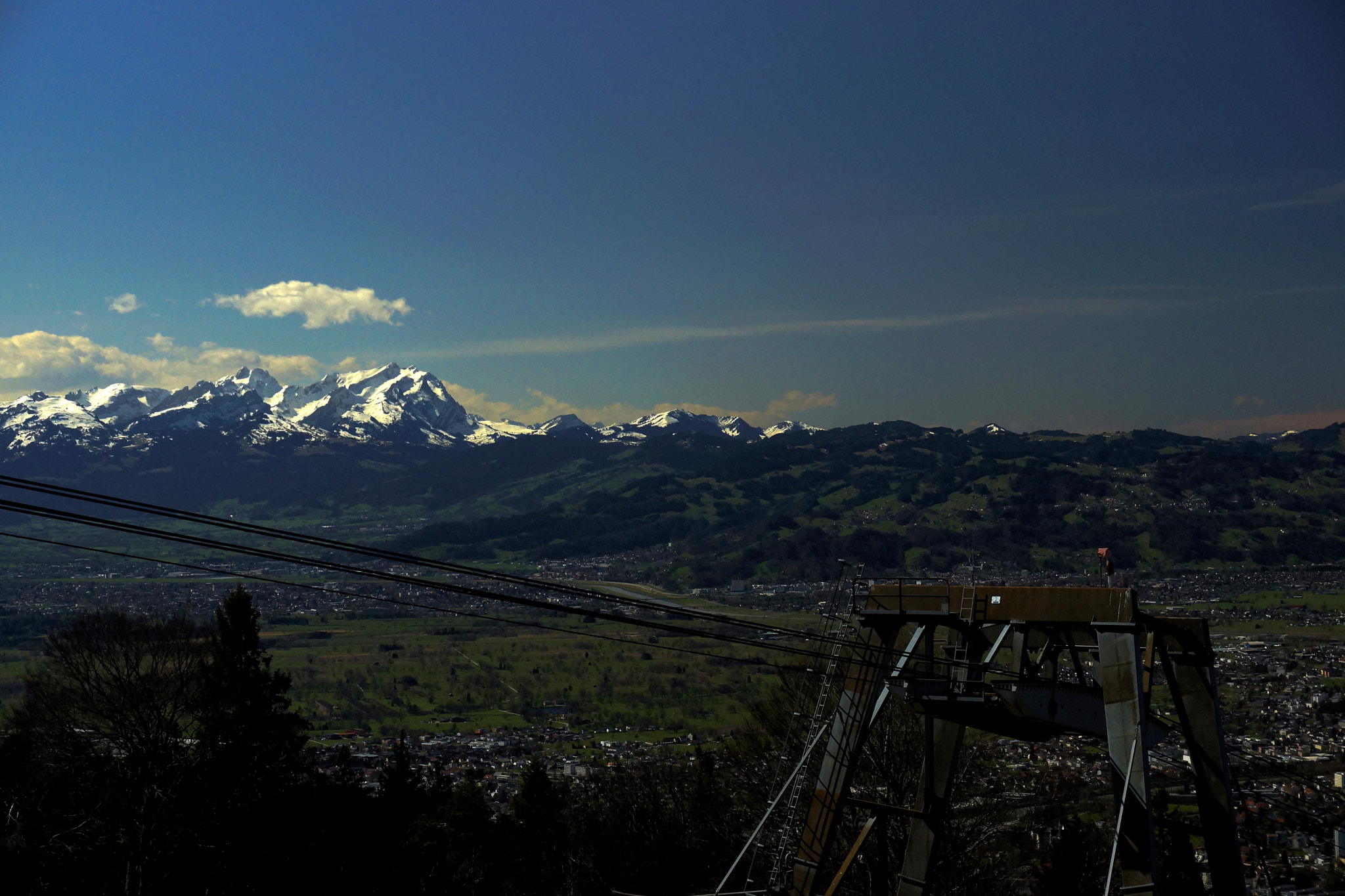 Sony SLT-A77 + Sony DT 16-50mm F2.8 SSM sample photo. View of the säntis on a spring day photography
