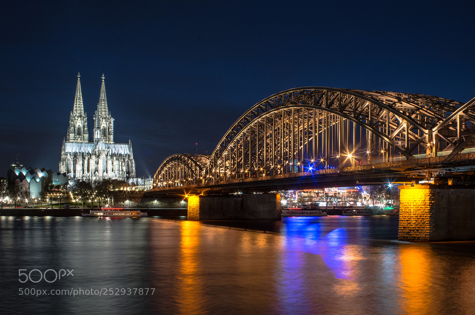 Pentax K-30 sample photo. Köln. blue hour. photography