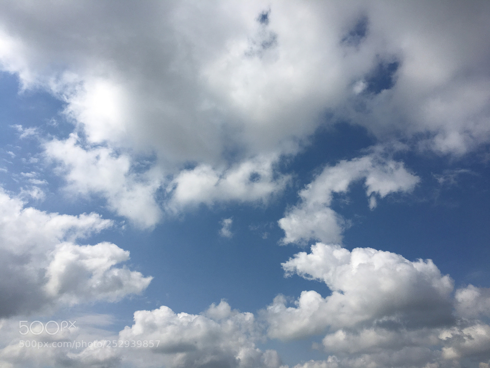 Apple iPhone 6s sample photo. Beautiful clouds with blue photography