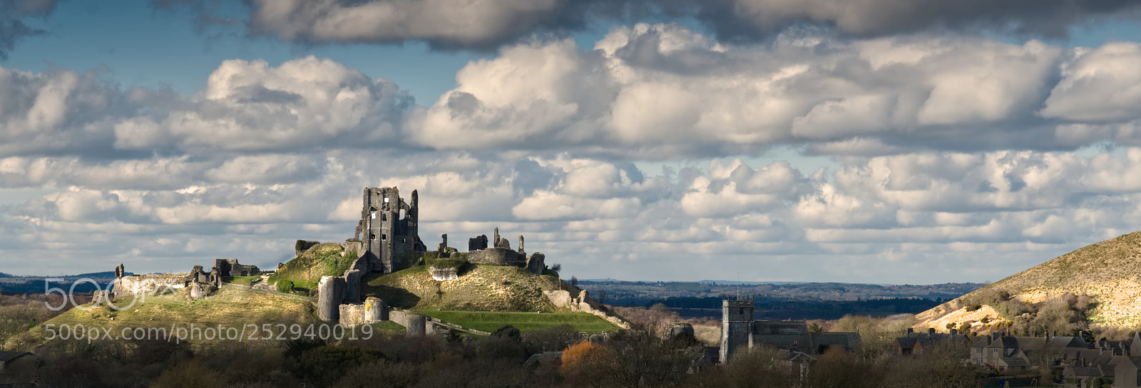 Fujifilm X-T2 sample photo. Corfe castle photography