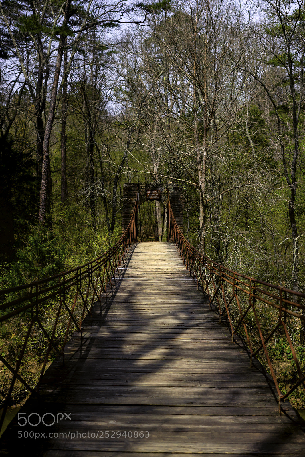 Sony a7 II sample photo. Swinging bridge photography