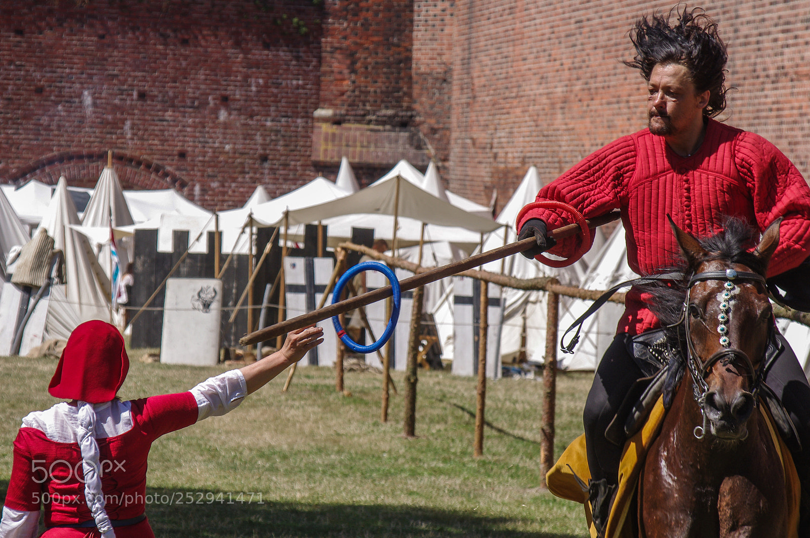 Pentax K-x sample photo. Knights' tournament photography