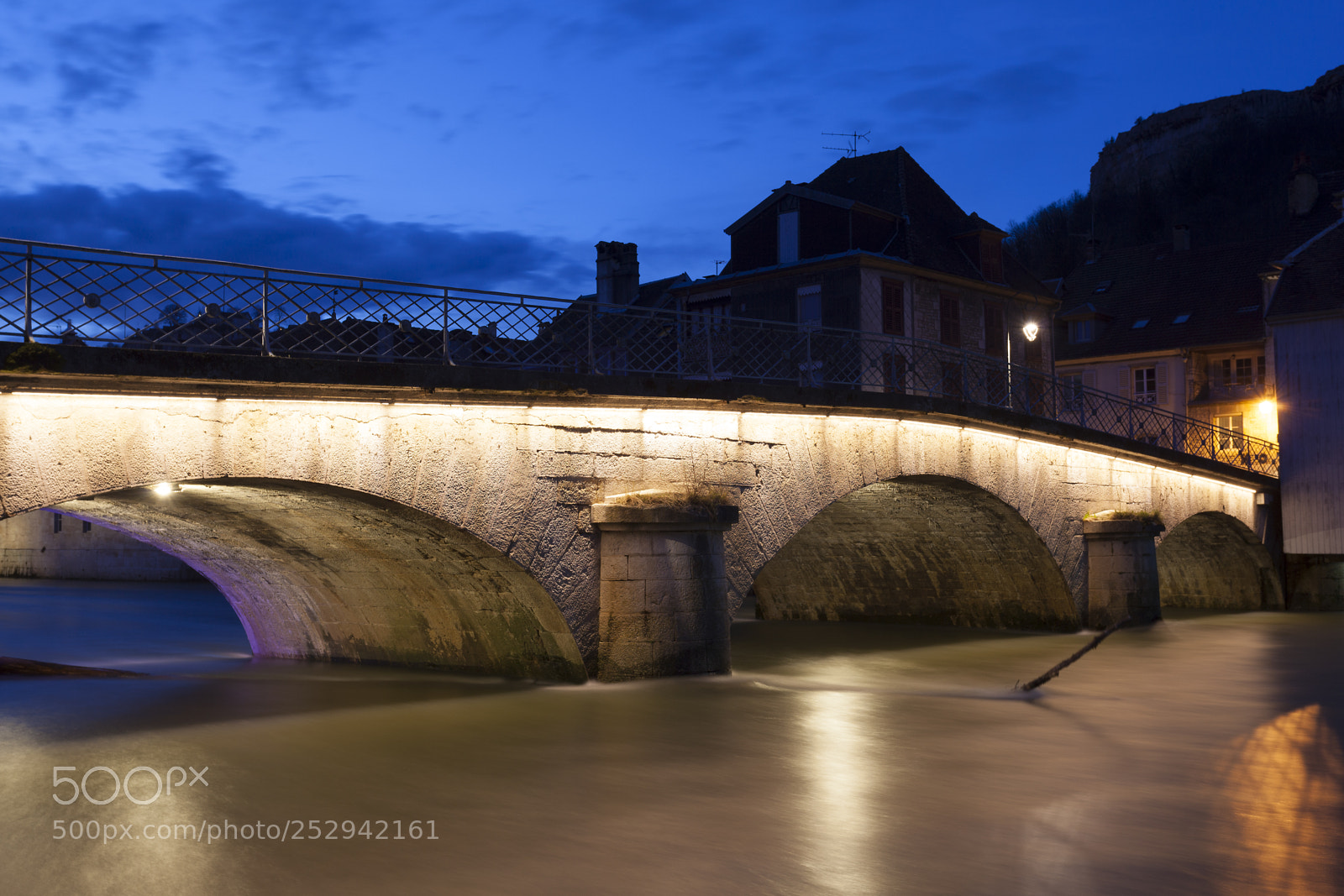 Canon EOS 5D Mark II sample photo. Bridge of ornans, doubs photography