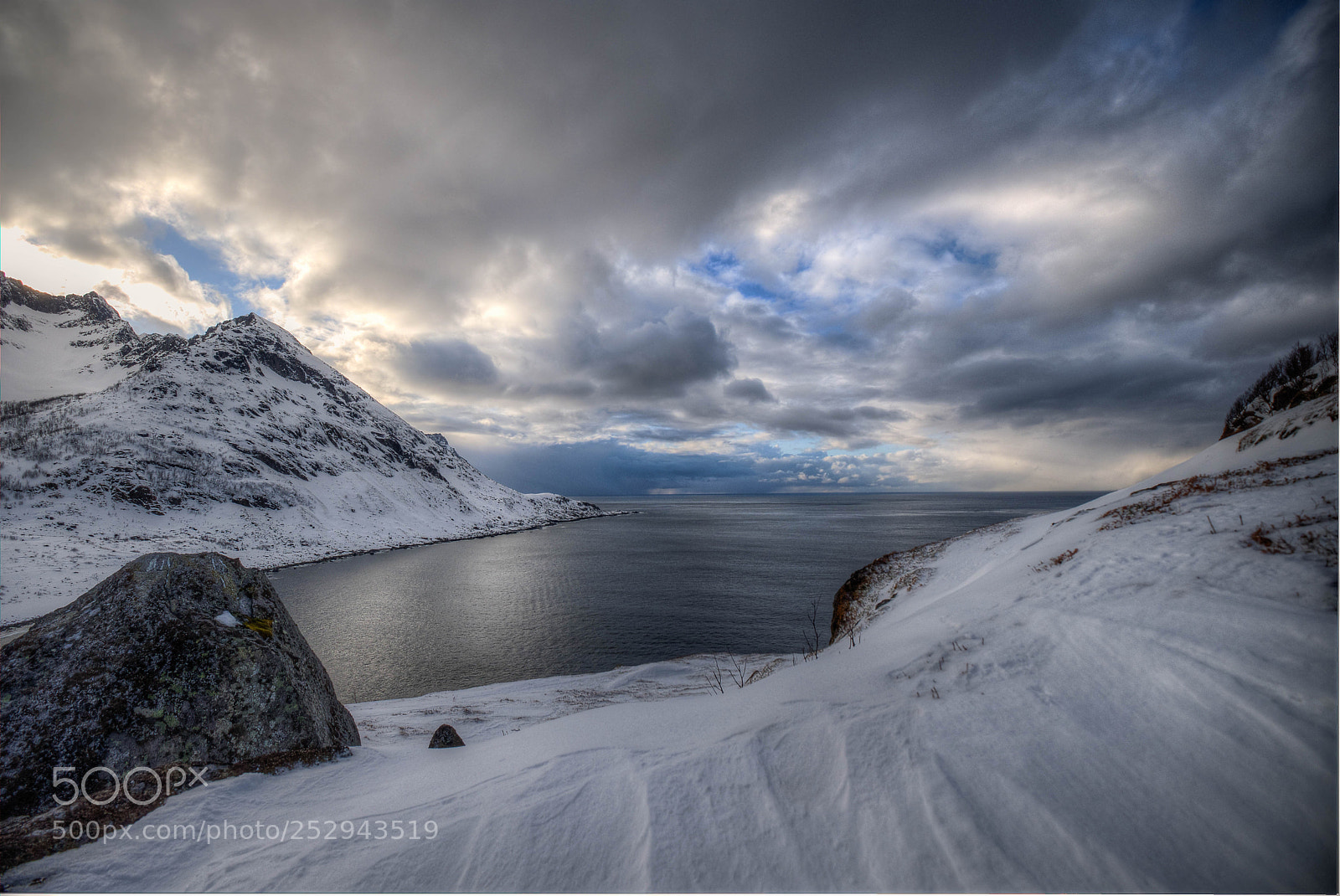 Fujifilm X-T20 sample photo. Winter in mefjord norway photography