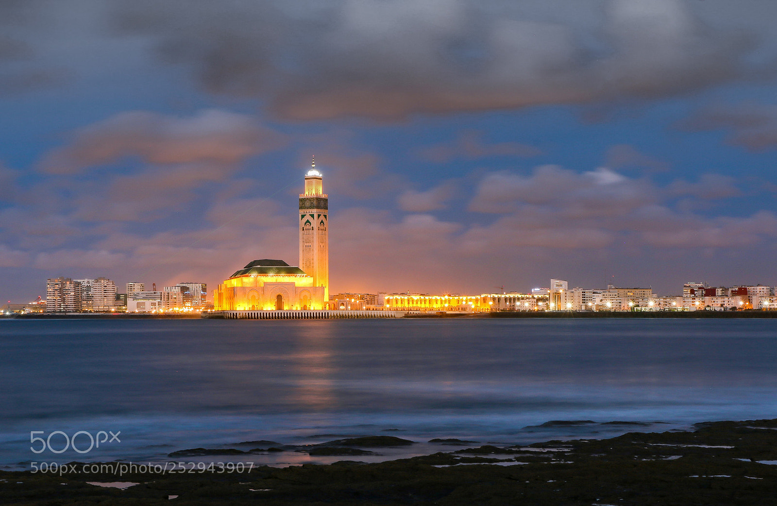 Canon EOS 70D sample photo. King hassan ii mosque photography