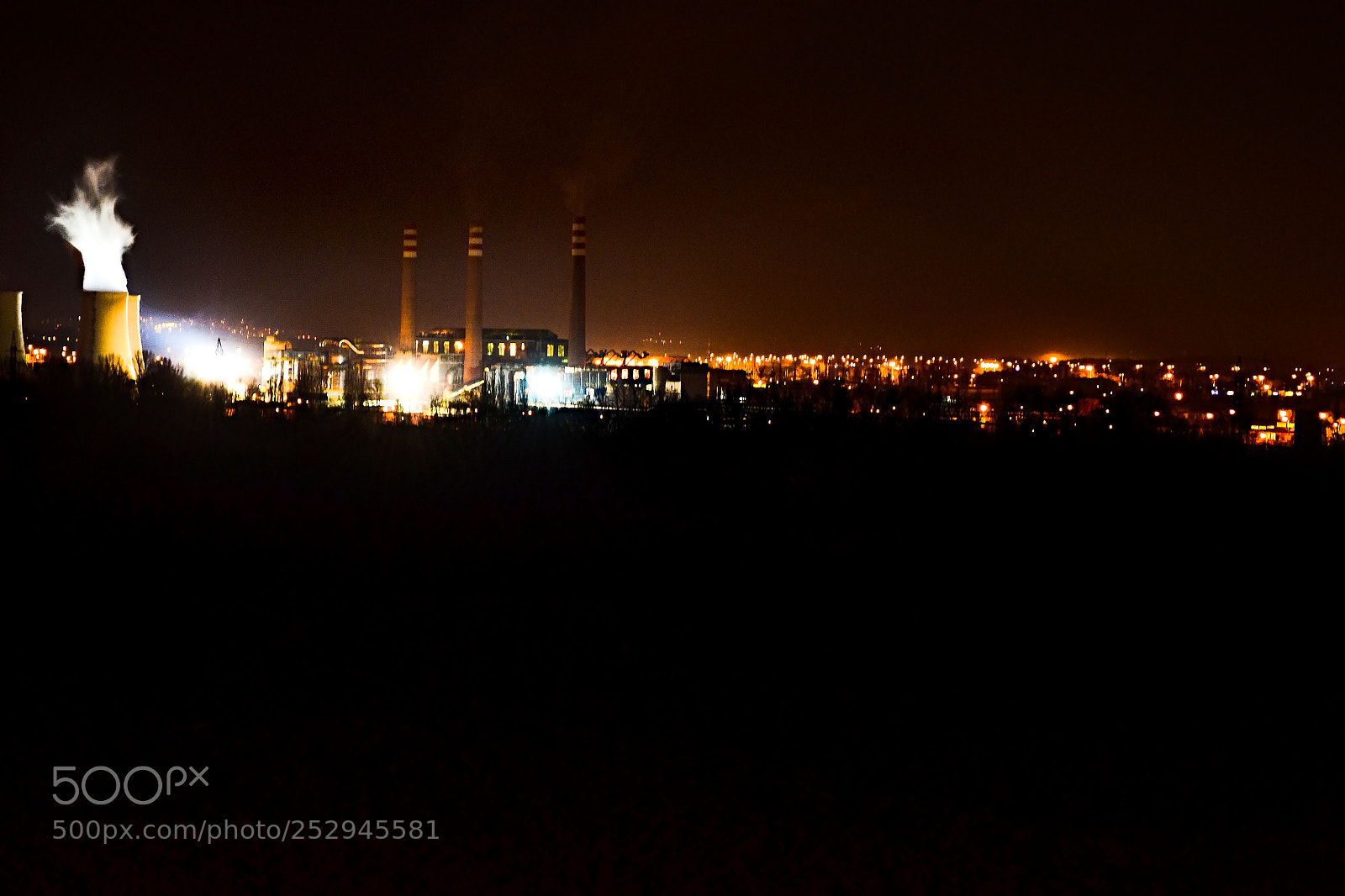 Nikon D3100 sample photo. Ostrava in night photography