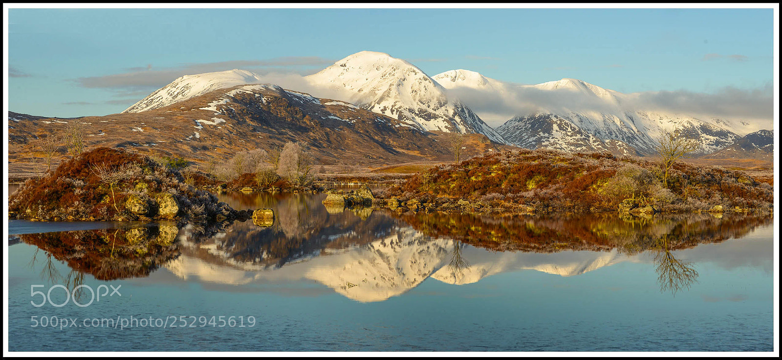 Nikon D610 sample photo. Rannoch moor pano photography