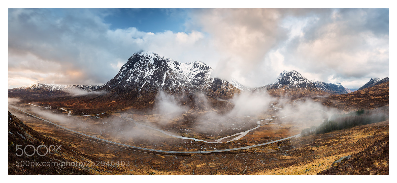Nikon D810 sample photo. Buachaille etive mor sunrise photography