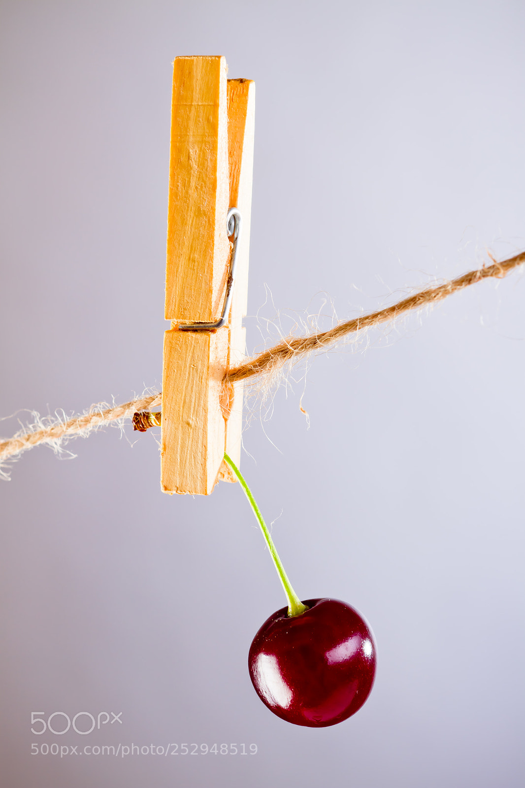 Canon EOS 7D sample photo. Cherry and rope on photography