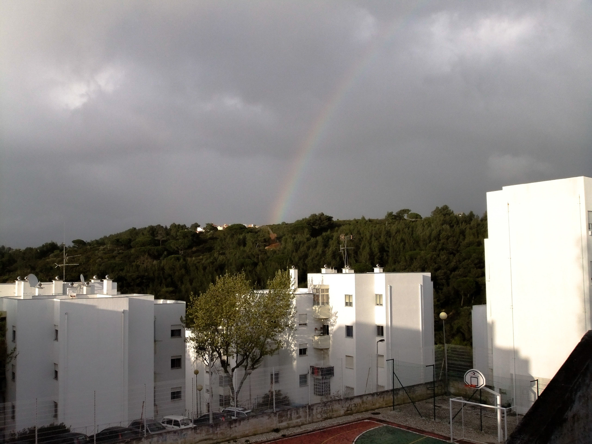 FujiFilm FinePix Z800EXR (FinePix Z808EXR) sample photo. Rainbow photography