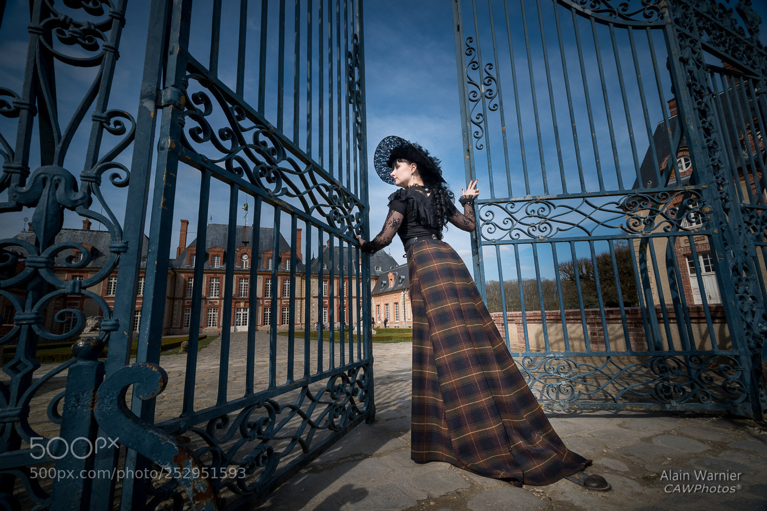 Nikon D5500 sample photo. Nadege at th castle photography