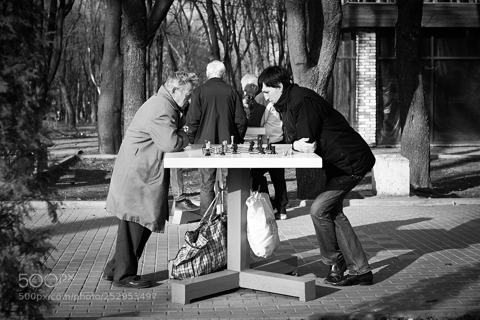 Canon EOS 5D sample photo. Chess players photography