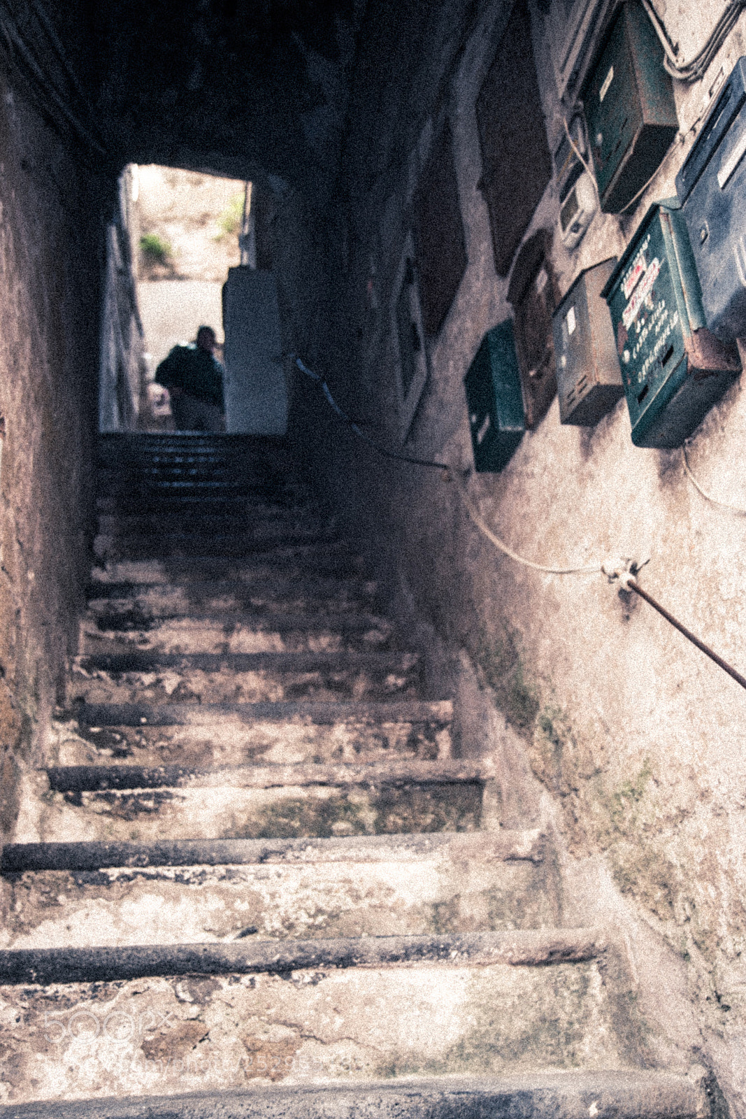 Canon EOS 70D sample photo. Staircase, procida. photography