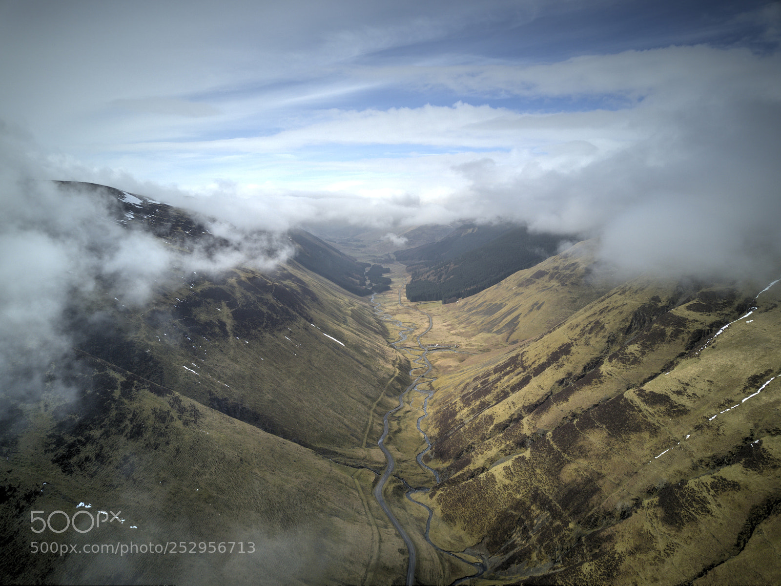 DJI FC220 sample photo. Down the valley photography