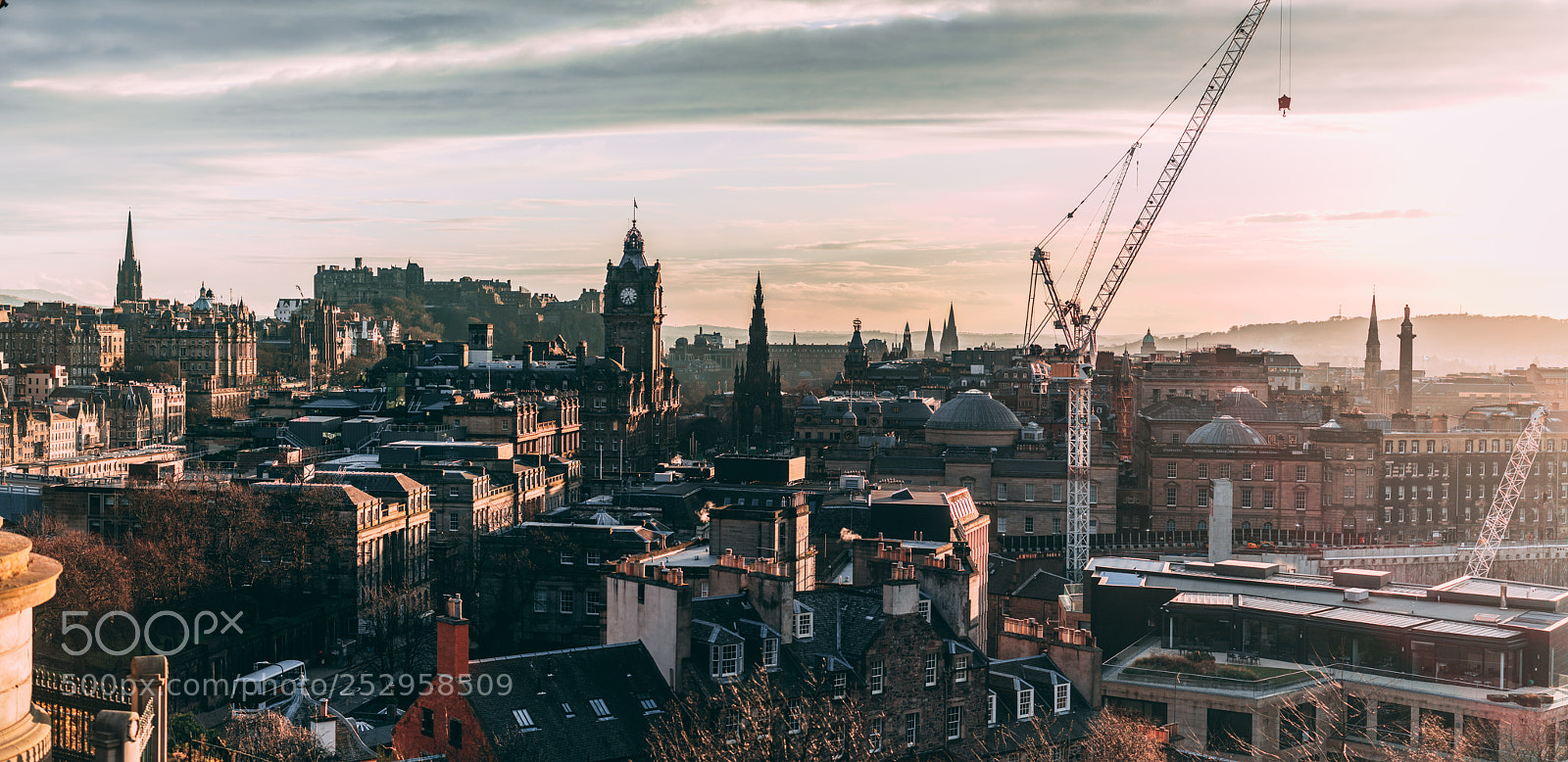 Sony a7R III sample photo. Edinburgh pano photography
