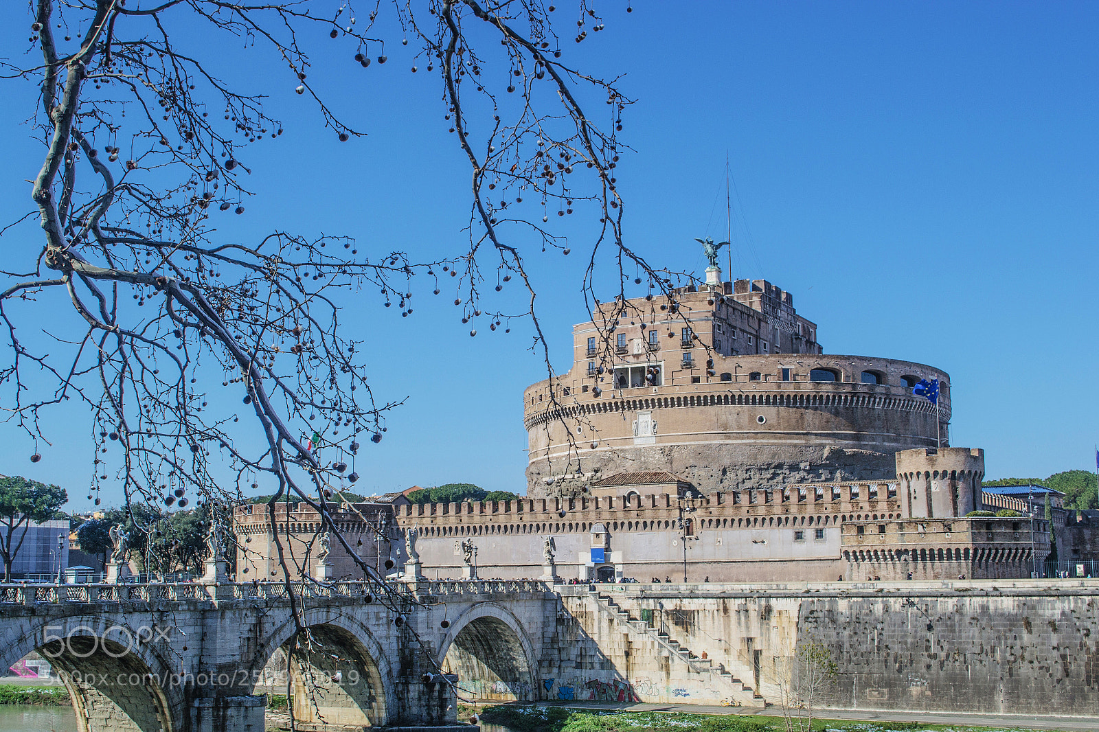 Nikon D3100 sample photo. Castel sant'angelo photography