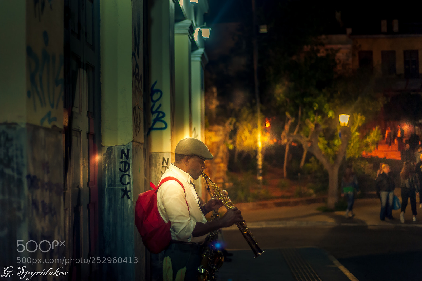 Nikon D700 sample photo. The musician photography