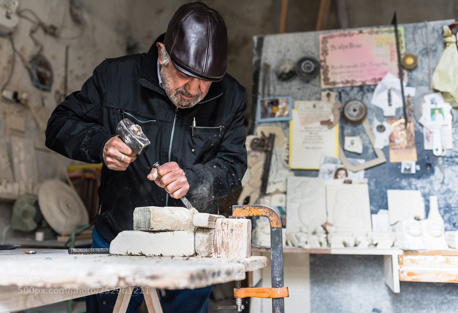 Nikon D810 sample photo. Lo scalpellino di pacentro photography