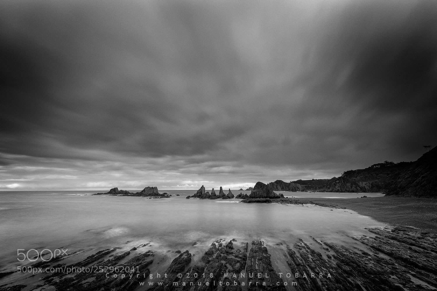 Nikon D810 sample photo. Gueir a beach cudillero photography