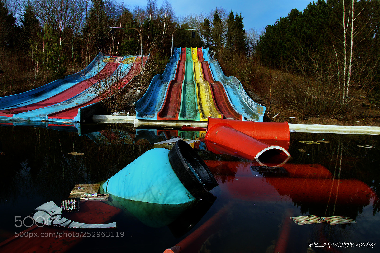 Canon EOS 70D sample photo. Abandoned waterpark photography