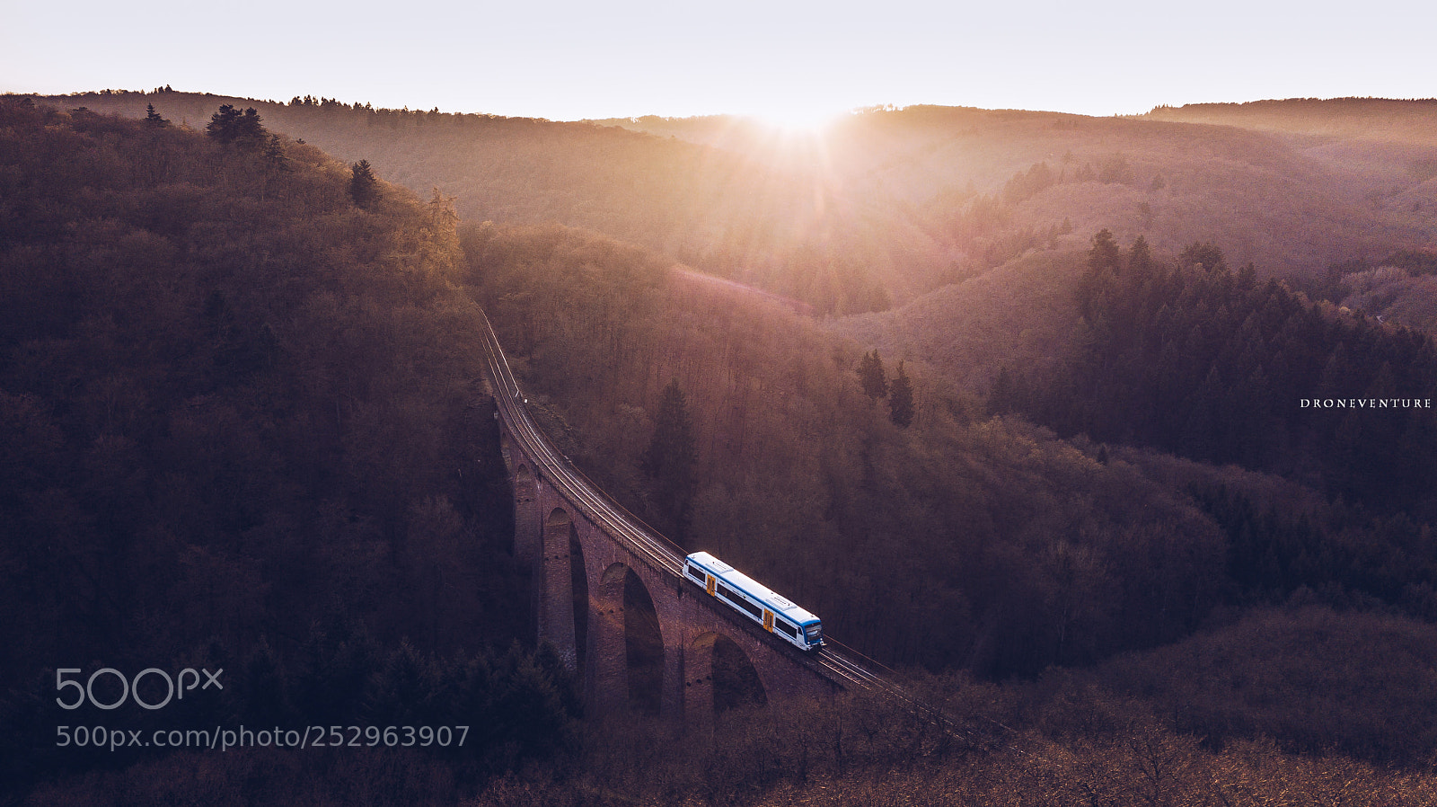 DJI FC220 sample photo. Down the hill photography