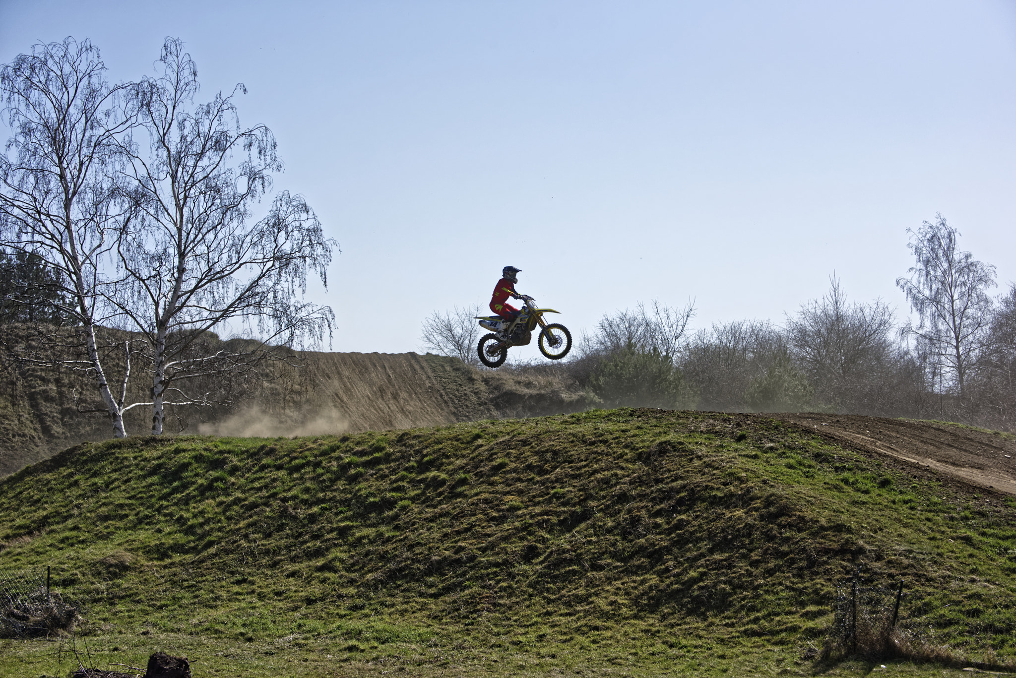 Nikon D810 sample photo. Motocross-racer on a jump.thale,harz,germany. photography