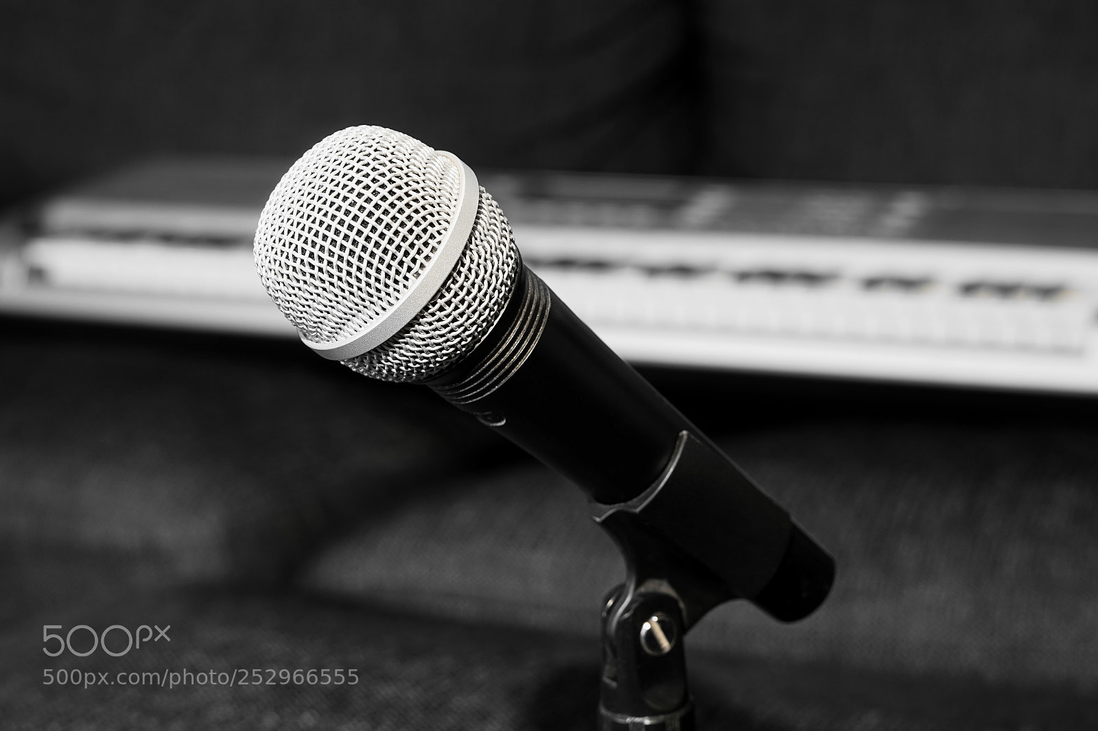 Sony a7 sample photo. Close up of microphone. photography