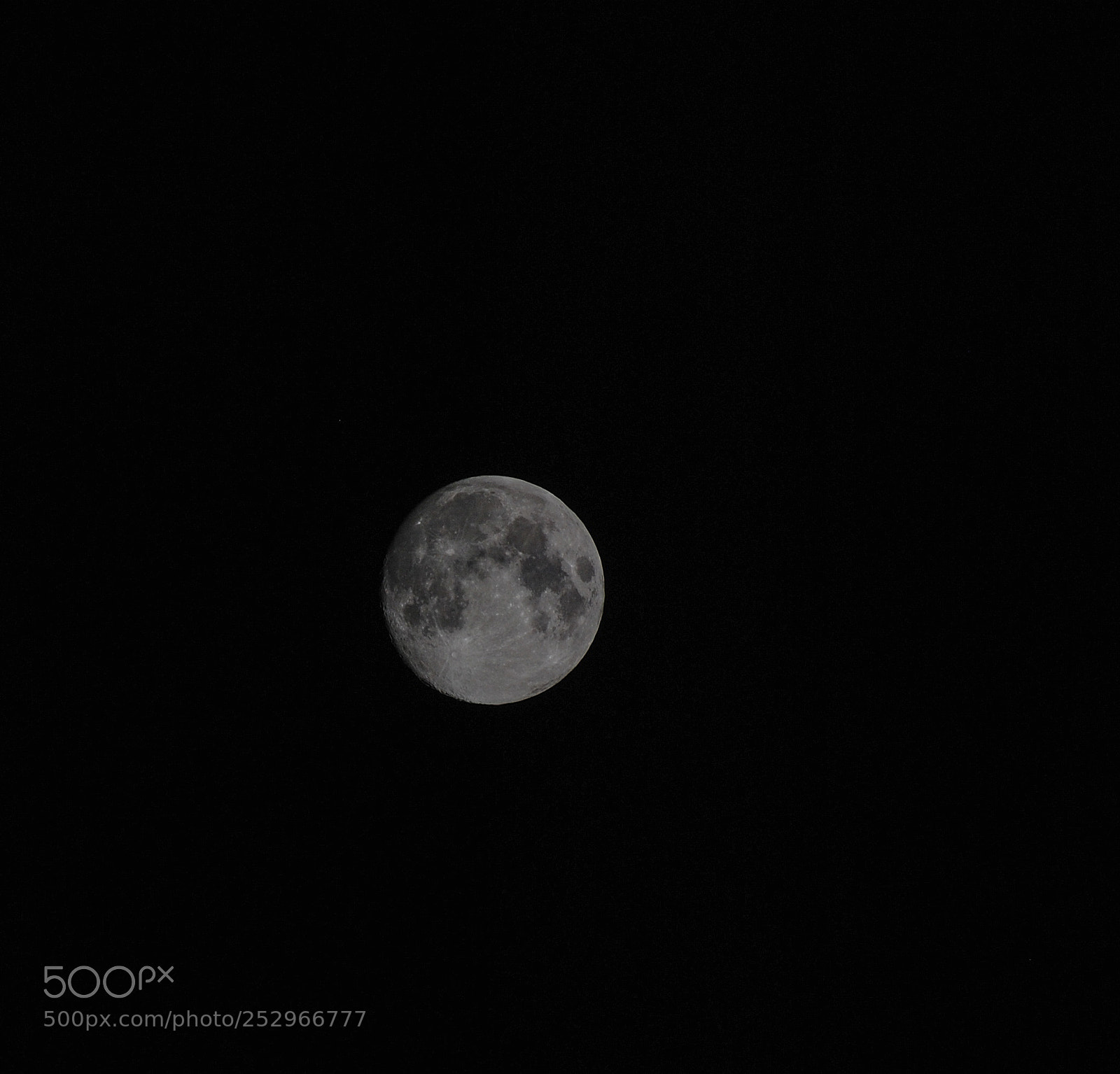 Nikon D3000 sample photo. Vollmond photography