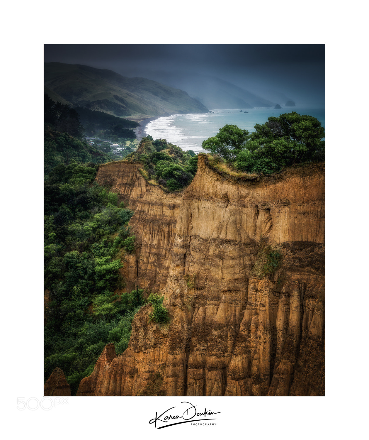 Nikon D850 sample photo. Cathedral cliffs, gore bay photography
