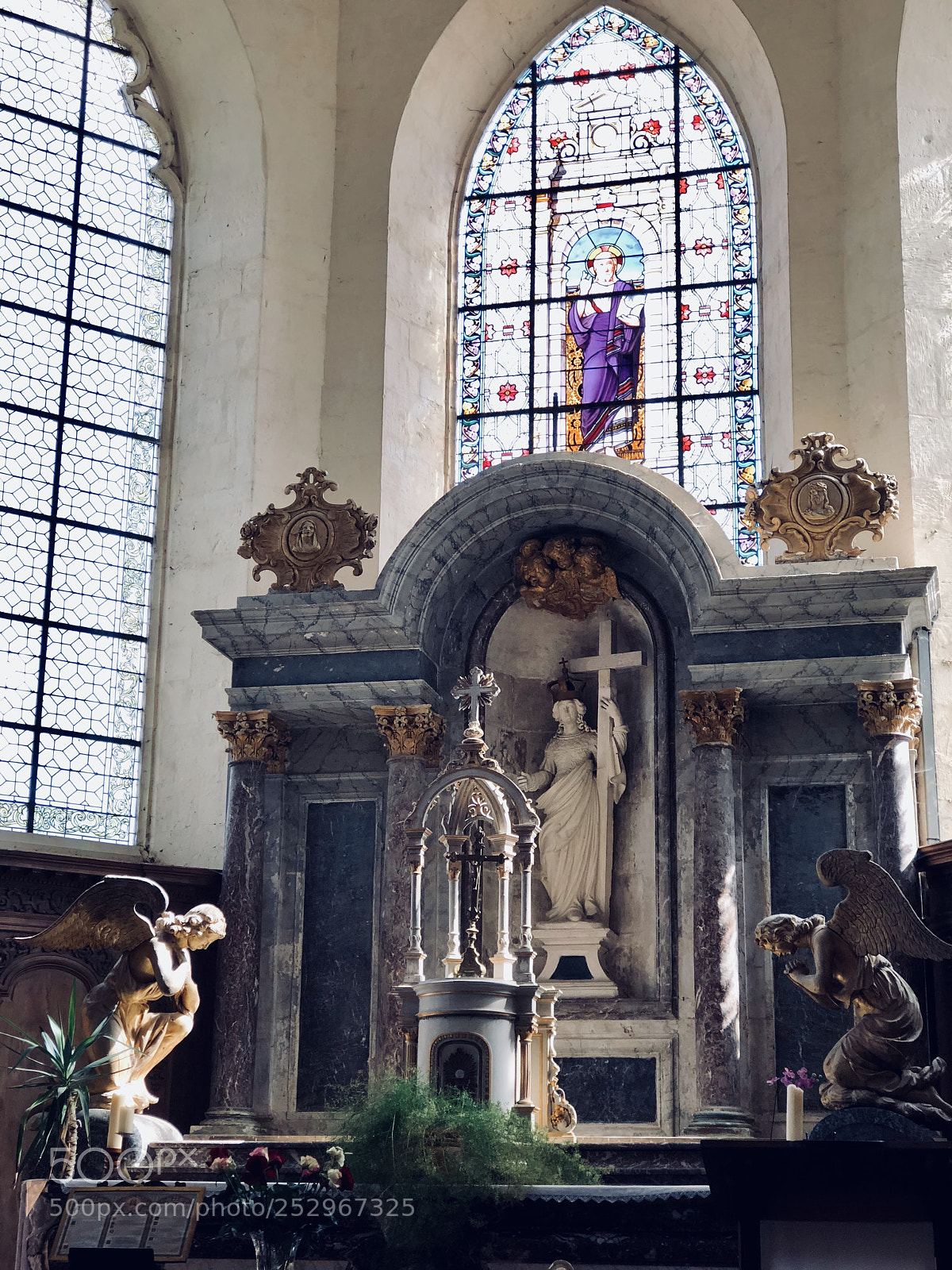 Apple iPhone 8 Plus sample photo. Benedictine abbey saint-pierre de photography