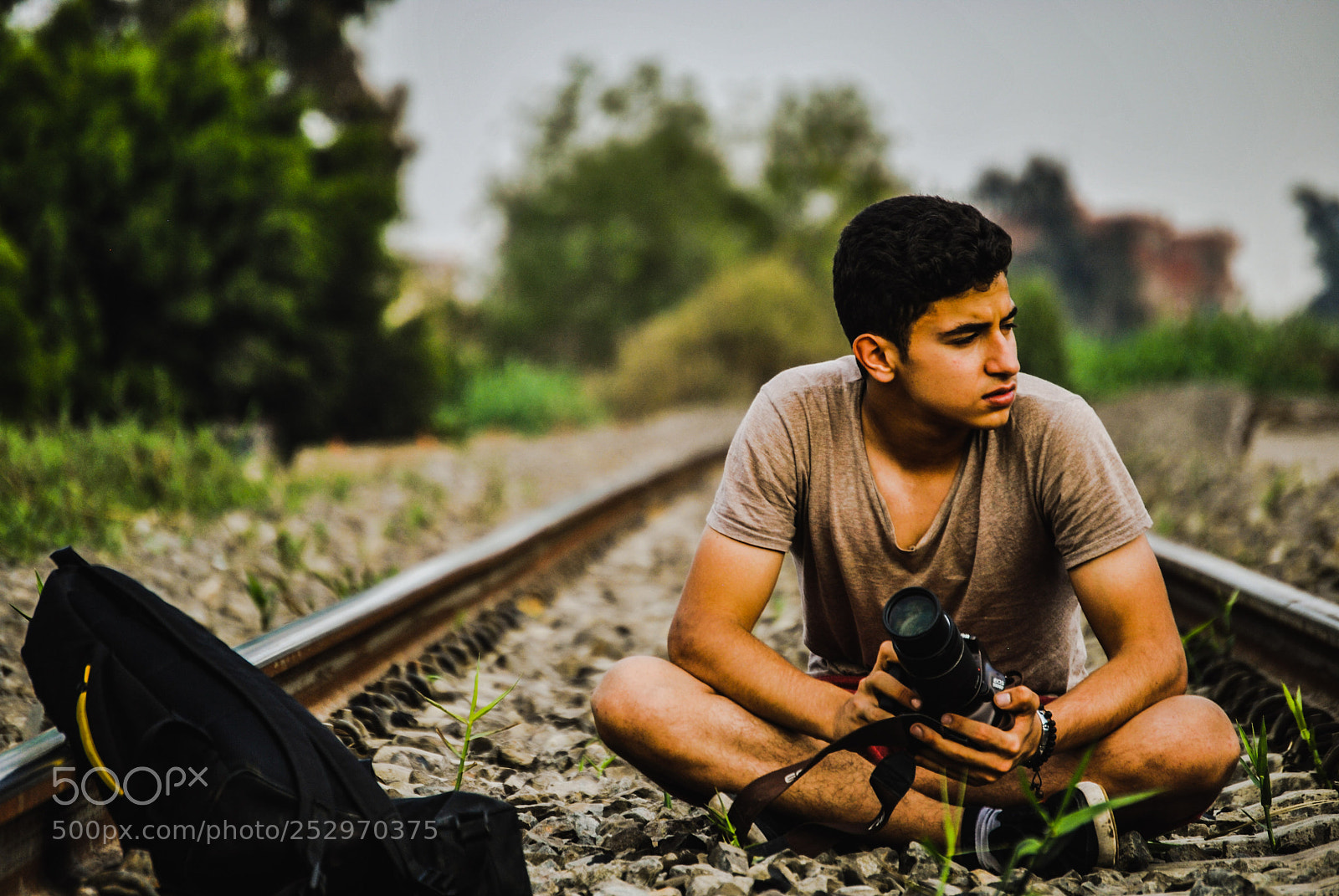 Nikon D3000 sample photo. Train shot photography