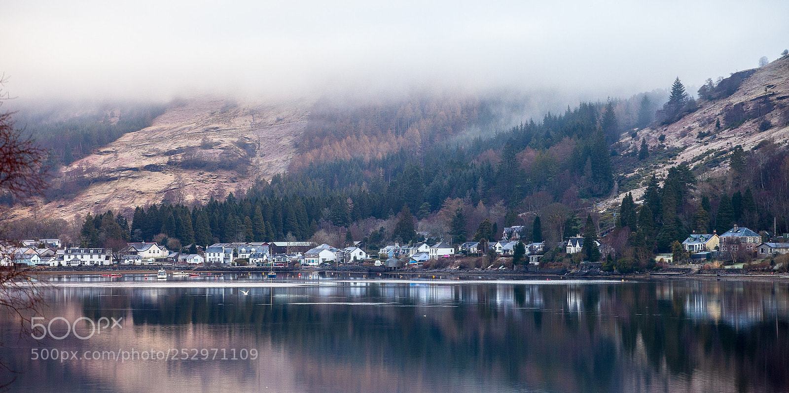 Canon EOS 5D Mark II sample photo. Across the loch photography