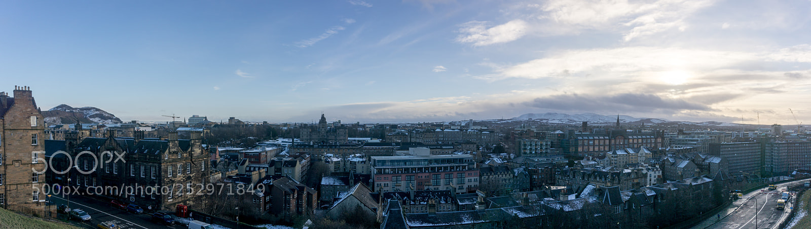 Sony a6000 sample photo. Edinburgh city panorama photography