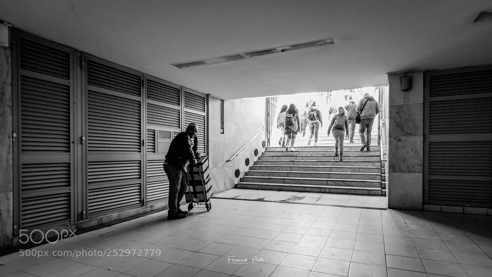 Nikon D7100 sample photo. Subway exit photography