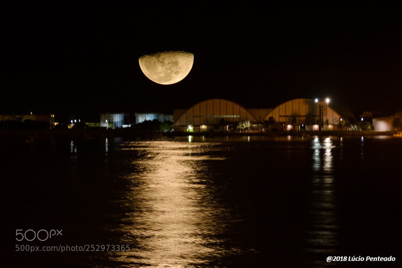 Nikon D7100 sample photo. Moonlight on the sea photography