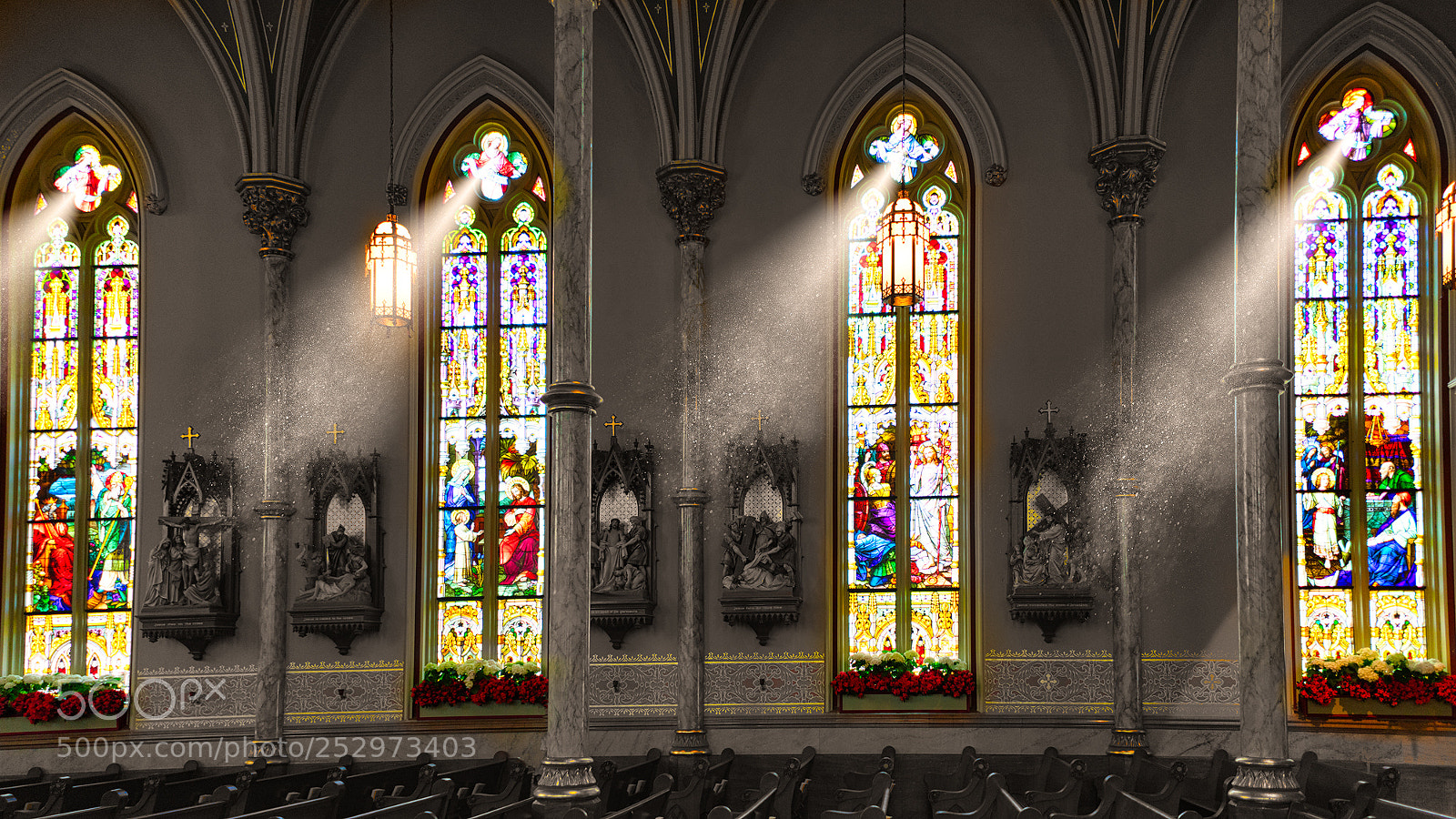Sony a7R III sample photo. Cathedral of st. john photography