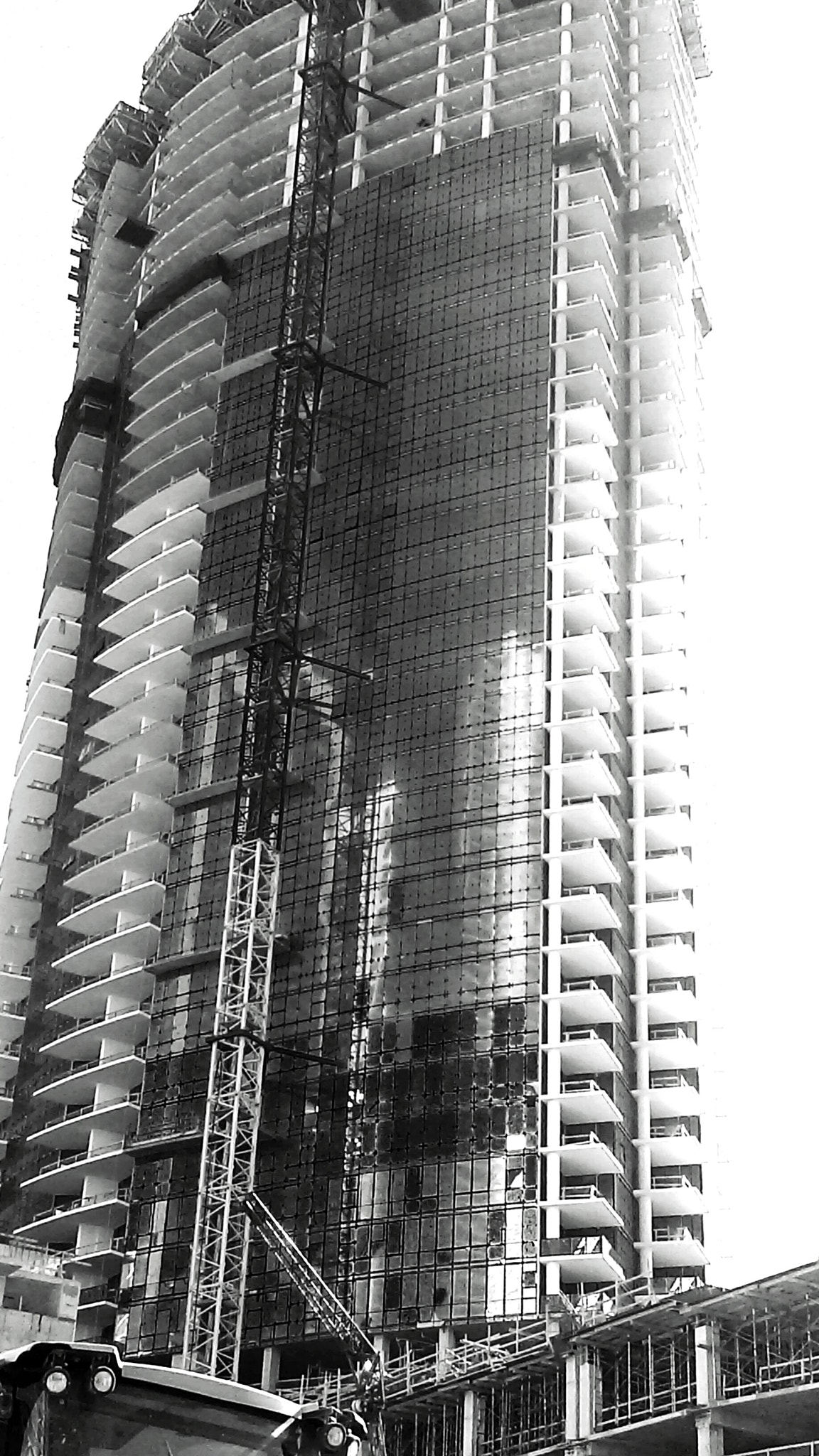 HTC DESRIE D530 sample photo. Sky-scraper-flections photography