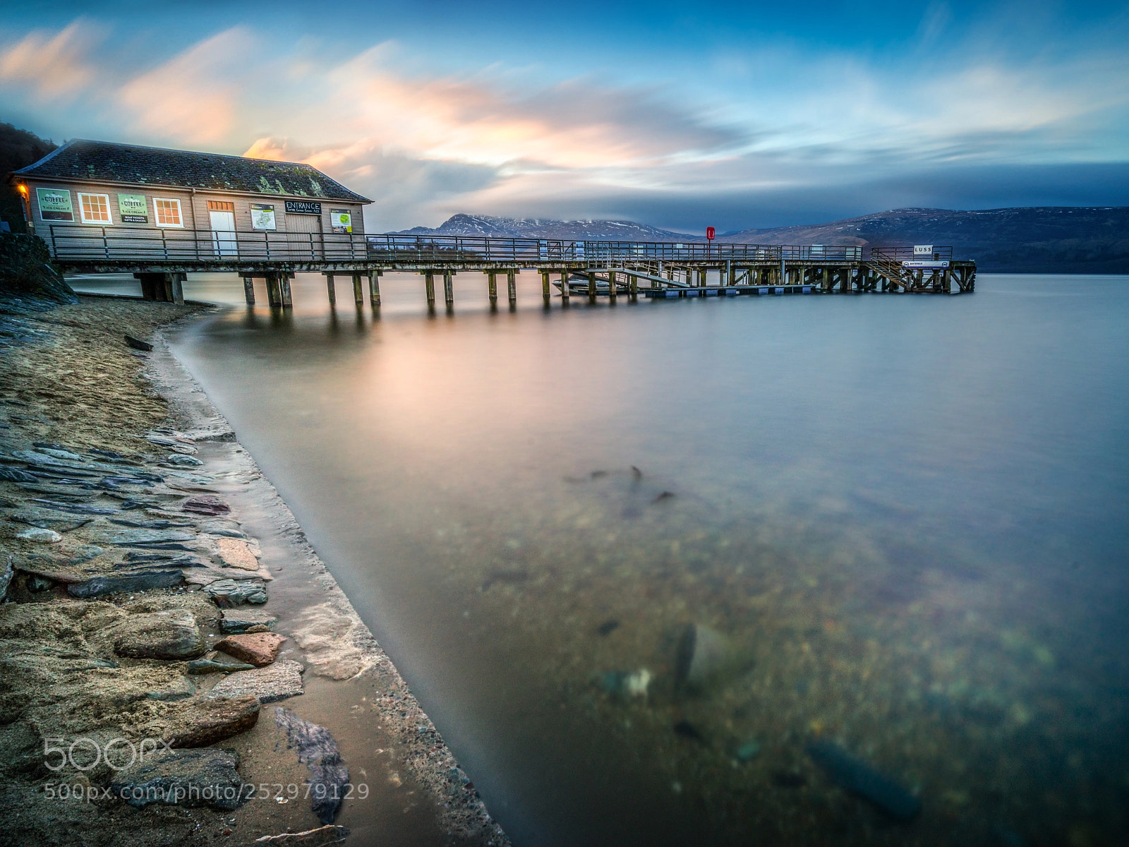 Sony a7R sample photo. Luss pier loch lomond photography