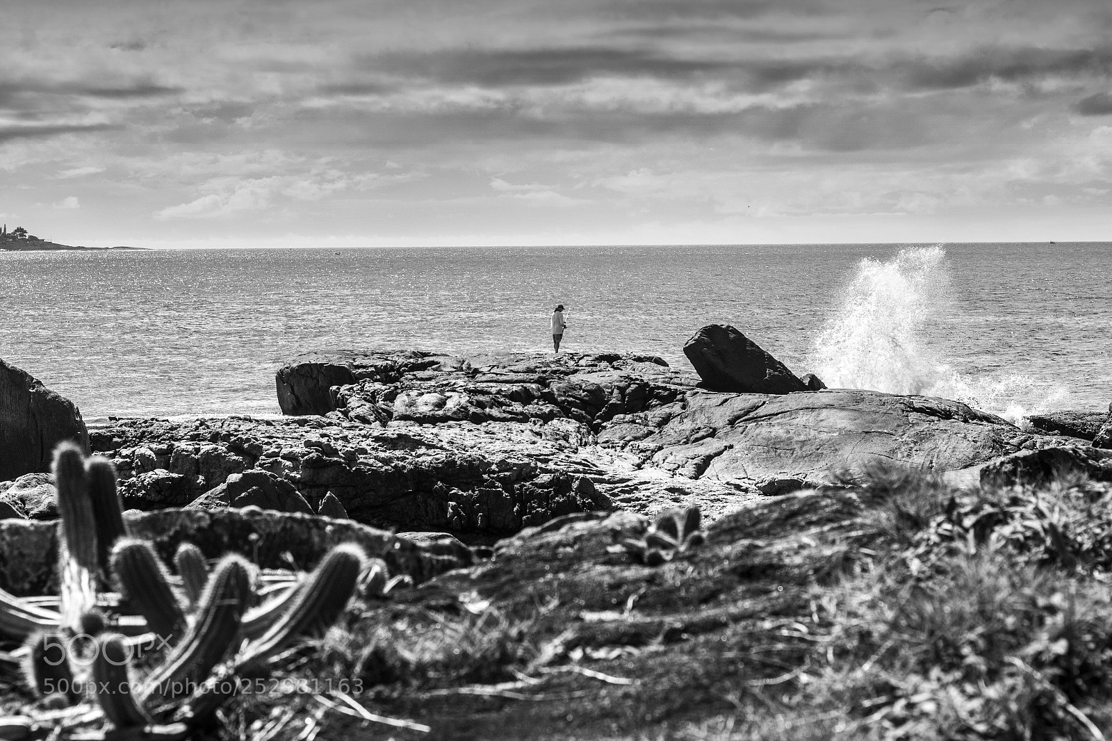Canon EOS 750D (EOS Rebel T6i / EOS Kiss X8i) sample photo. Lone fisherman photography