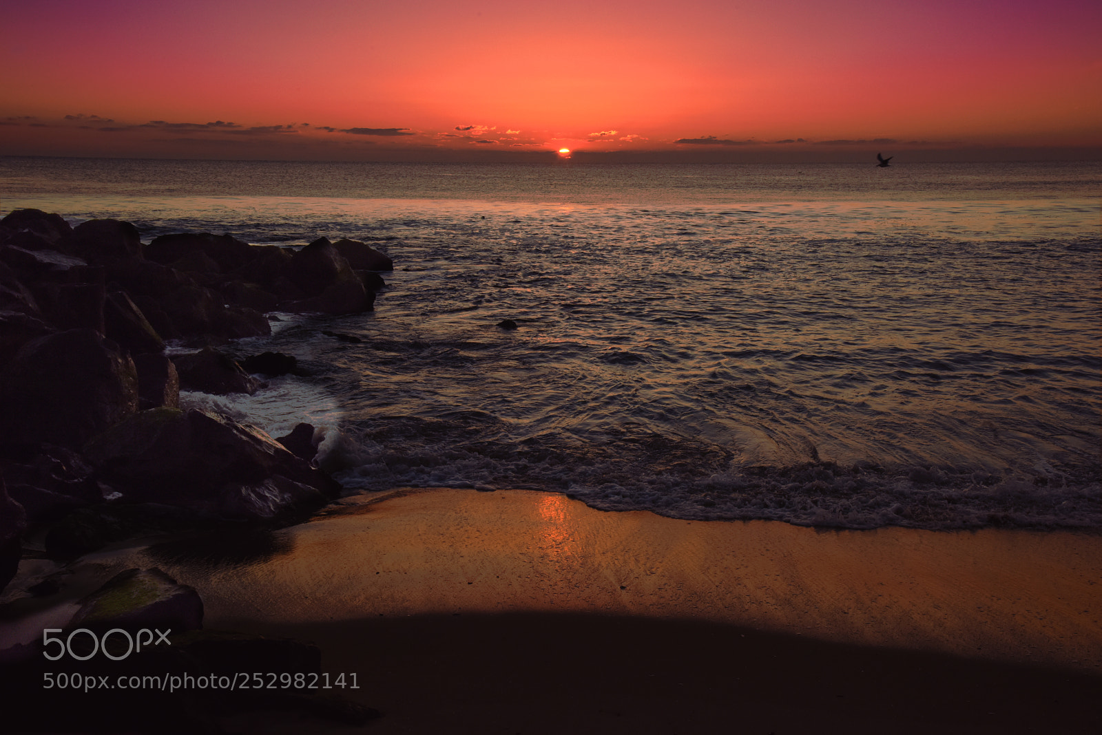 Nikon D810 sample photo. Sunrise rocks photography