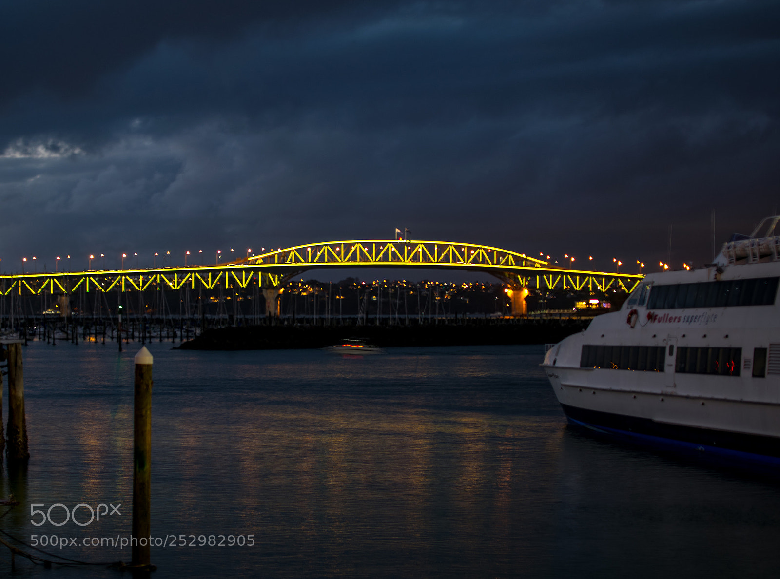 Nikon D5300 sample photo. Auckland harbour bridge at photography