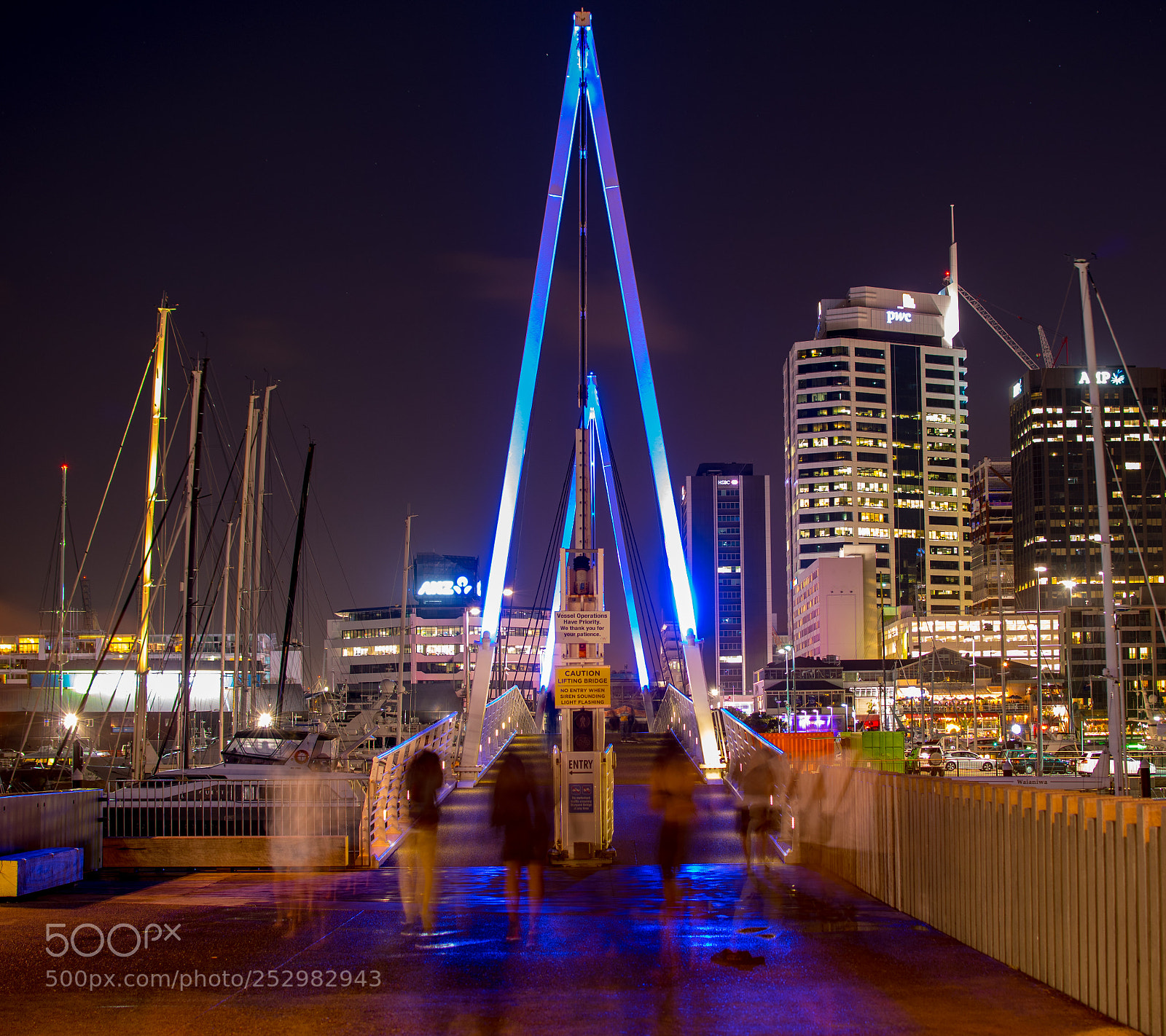 Nikon D5300 sample photo. Footbridge at night photography