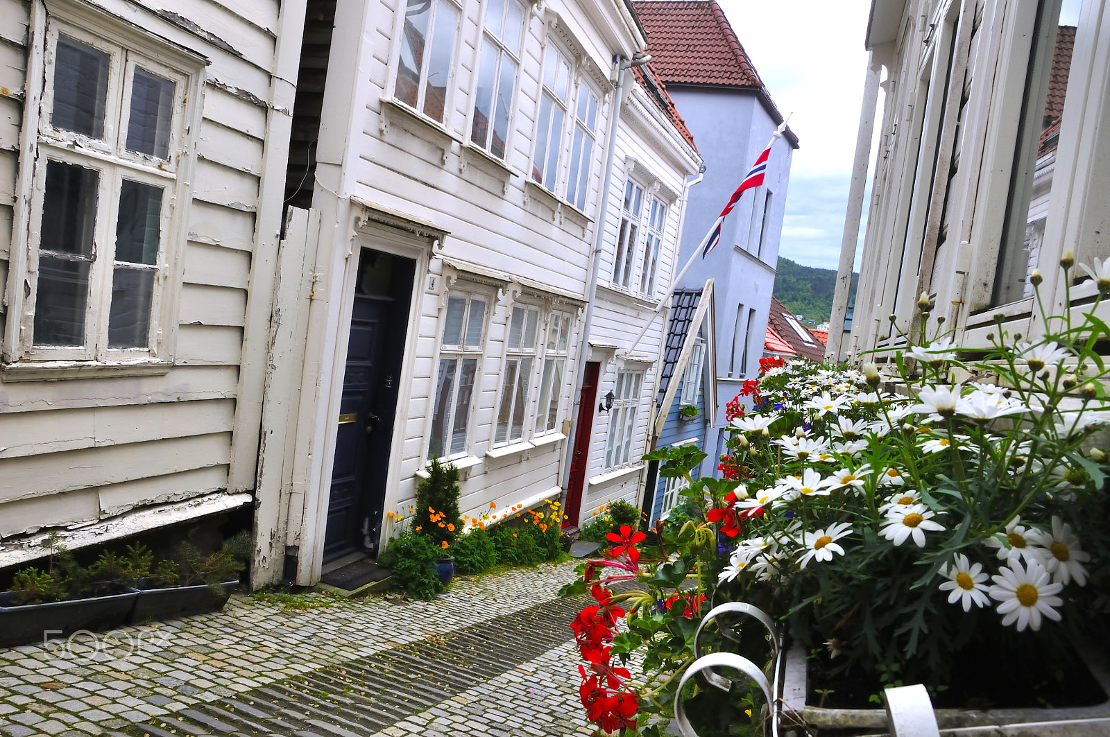 Nikon D90 sample photo. White houses of wood photography