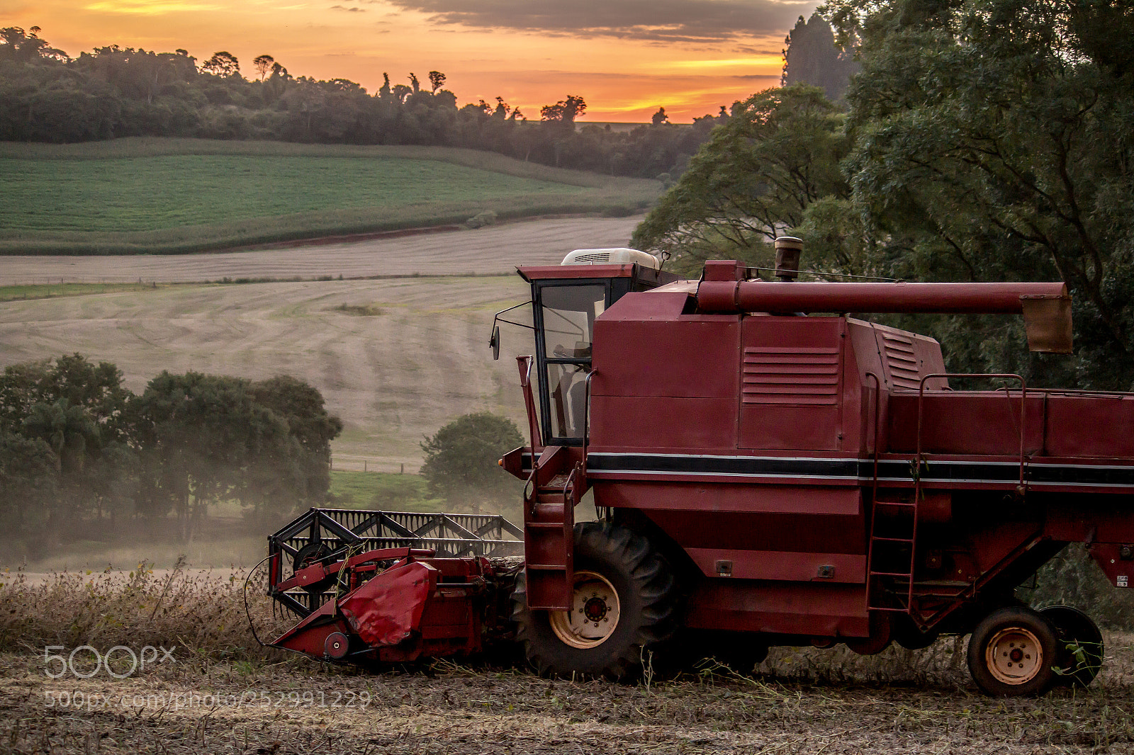 Canon EOS 70D sample photo. Soybean harvest photography