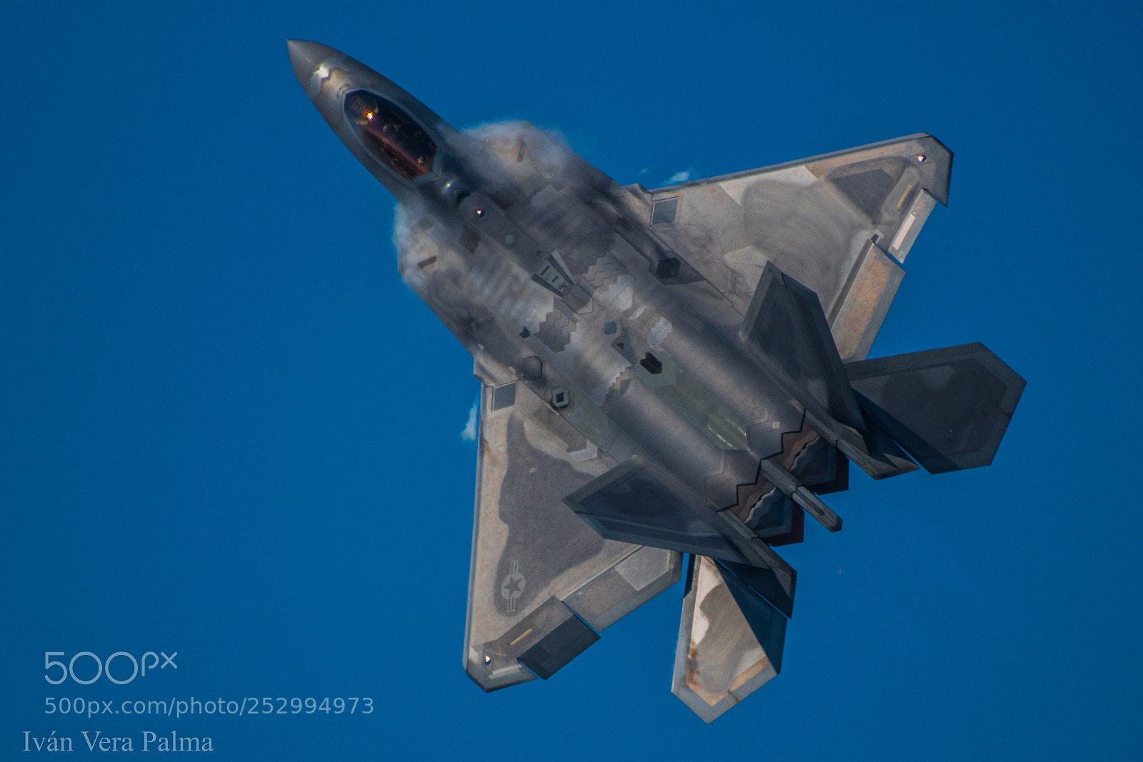 Nikon D500 sample photo. F22 raptor photography
