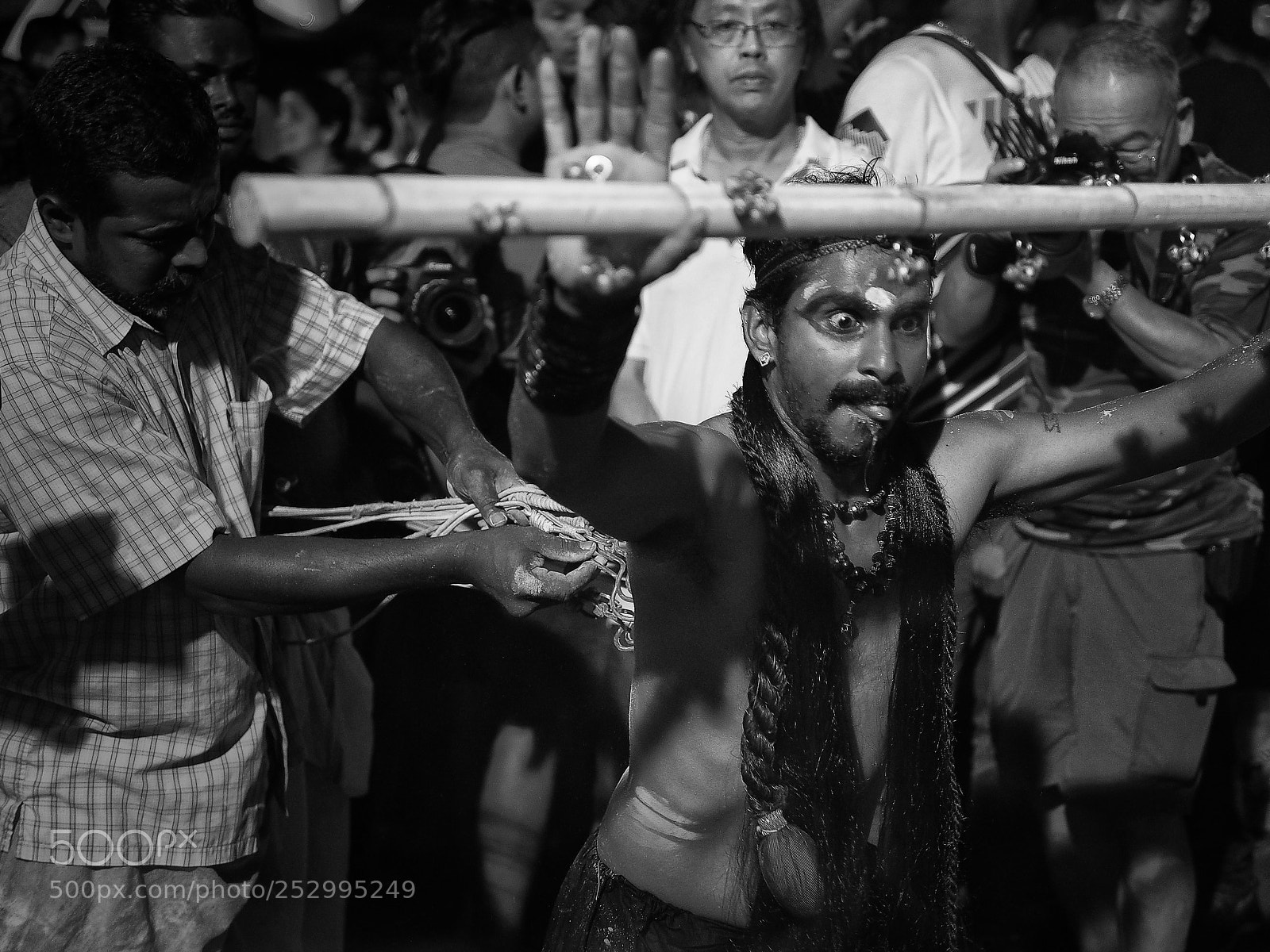 Olympus PEN E-P5 sample photo. Thaipusam piercings photography