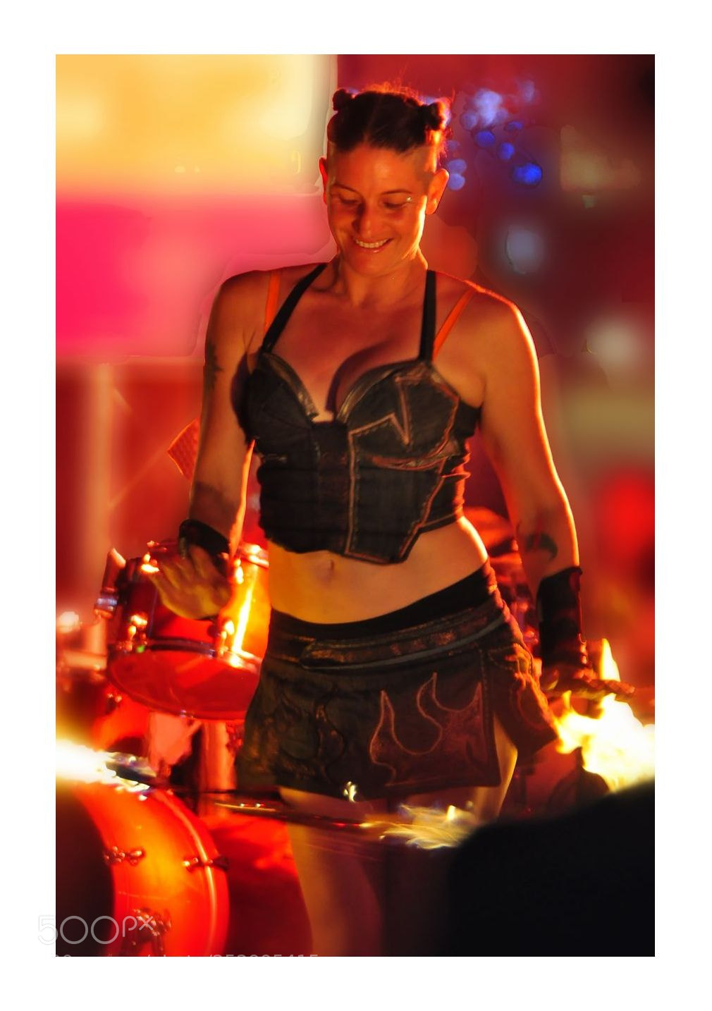 Nikon D5000 sample photo. Busker-fest- the fire-starter photography